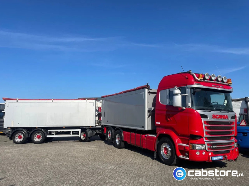 Scania R450 LB6X2*4HNB Euro 6 - Year 2016 - RETARDER - ALUMINIUM kipper + FLOOR kipper aanhangwagen - Good Condition !! - Самосвал камион: снимка 4 Scania R450 LB6X2*4HNB Euro 6 - Year 2016 - RETARDER - ALUMINIUM kipper + FLOOR kipper aanhangwagen - Good Condition !! - Самосвал камион: снимка 4