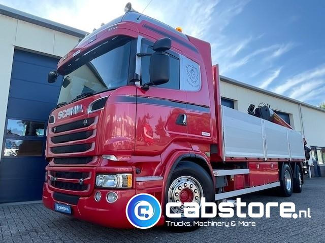 Scania R520 LB6X2*4HNB Euro 6 - Bouwjaar 2013 - Highline - Opticruise - Open box + Palfinger PK 24001-K B Autolaadkraan - Good condition ! - Бордови камион, Камион с кран: снимка 1 Scania R520 LB6X2*4HNB Euro 6 - Bouwjaar 2013 - Highline - Opticruise - Open box + Palfinger PK 24001-K B Autolaadkraan - Good condition ! - Бордови камион, Камион с кран: снимка 1