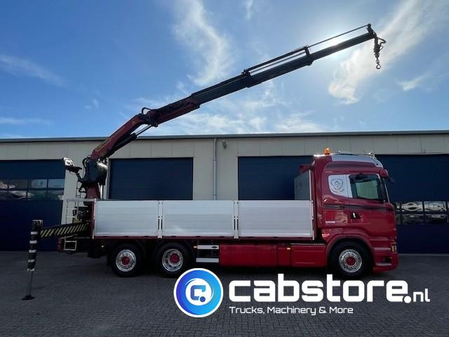 Scania R520 LB6X2*4HNB V8 Euro 6 - Bouwjaar 2013 - Highline - Opticruise - Open box + Palfinger PK 24001-K B Autolaadkraan - Good condition ! - Камион с кран: снимка 3 Scania R520 LB6X2*4HNB V8 Euro 6 - Bouwjaar 2013 - Highline - Opticruise - Open box + Palfinger PK 24001-K B Autolaadkraan - Good condition ! - Камион с кран: снимка 3