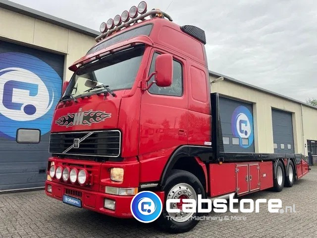 Volvo FH 12.460 6x2R Euro 3 - Oprijwagen - Machinetransporter - Year 2002 - APK tot 11-2025 - MANUAL - NL Truck - Автовоз камион: снимка 1 Volvo FH 12.460 6x2R Euro 3 - Oprijwagen - Machinetransporter - Year 2002 - APK tot 11-2025 - MANUAL - NL Truck - Автовоз камион: снимка 1