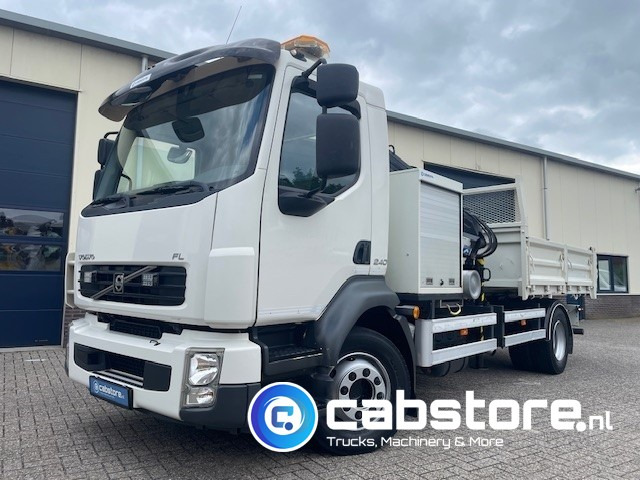 Volvo FL 240 4x2 Euro 5 - Kipper - MKG HLK 45 a2 Autolaadkraan - Bouwjaar 2012 - APK 18-10-2025 - ORIGINAL Km 35.640 !!!! - Good condition !! - Камион с кран: снимка 5 Volvo FL 240 4x2 Euro 5 - Kipper - MKG HLK 45 a2 Autolaadkraan - Bouwjaar 2012 - APK 18-10-2025 - ORIGINAL Km 35.640 !!!! - Good condition !! - Камион с кран: снимка 5
