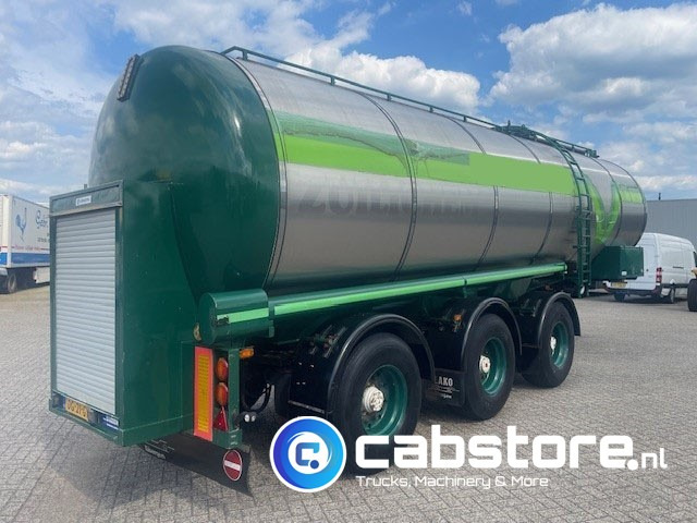 Lako T343 Tank-trailer LAKO T343 Tankoplegger RVS - Bouwjaar 2000 - SAF assen - Gestuurd - Laadvermogen 34.880 kg - Ремарке цистерна: снимка 5 Lako T343 Tank-trailer LAKO T343 Tankoplegger RVS - Bouwjaar 2000 - SAF assen - Gestuurd - Laadvermogen 34.880 kg - Ремарке цистерна: снимка 5