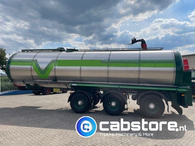 Lako T343 Tank-trailer LAKO T343 Tankoplegger RVS - Bouwjaar 2000 - SAF assen - Gestuurd - Laadvermogen 34.880 kg - Ремарке цистерна: снимка 4 Lako T343 Tank-trailer LAKO T343 Tankoplegger RVS - Bouwjaar 2000 - SAF assen - Gestuurd - Laadvermogen 34.880 kg - Ремарке цистерна: снимка 4