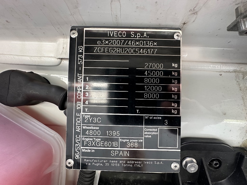 Нови Шаси кабина Iveco S-Way AS26S50 NP 2xLNG 6x2*4: снимка 18