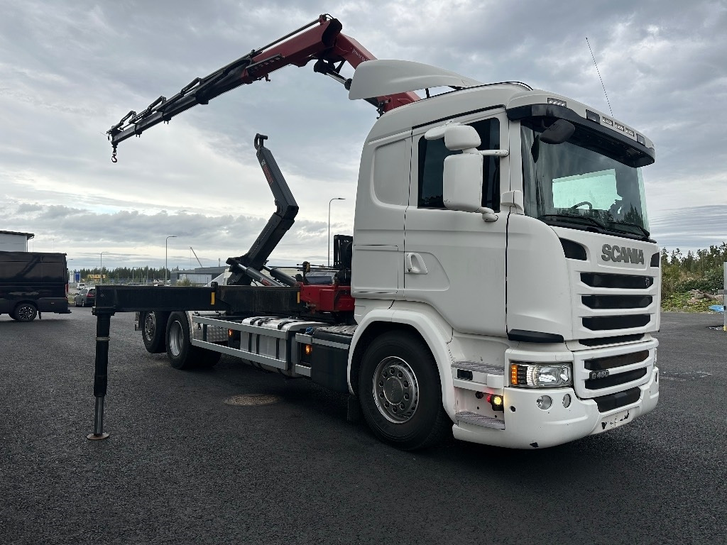 Scania G450 6x2*4 HMF 2120 - Камион с кран: снимка 3 Scania G450 6x2*4 HMF 2120 - Камион с кран: снимка 3