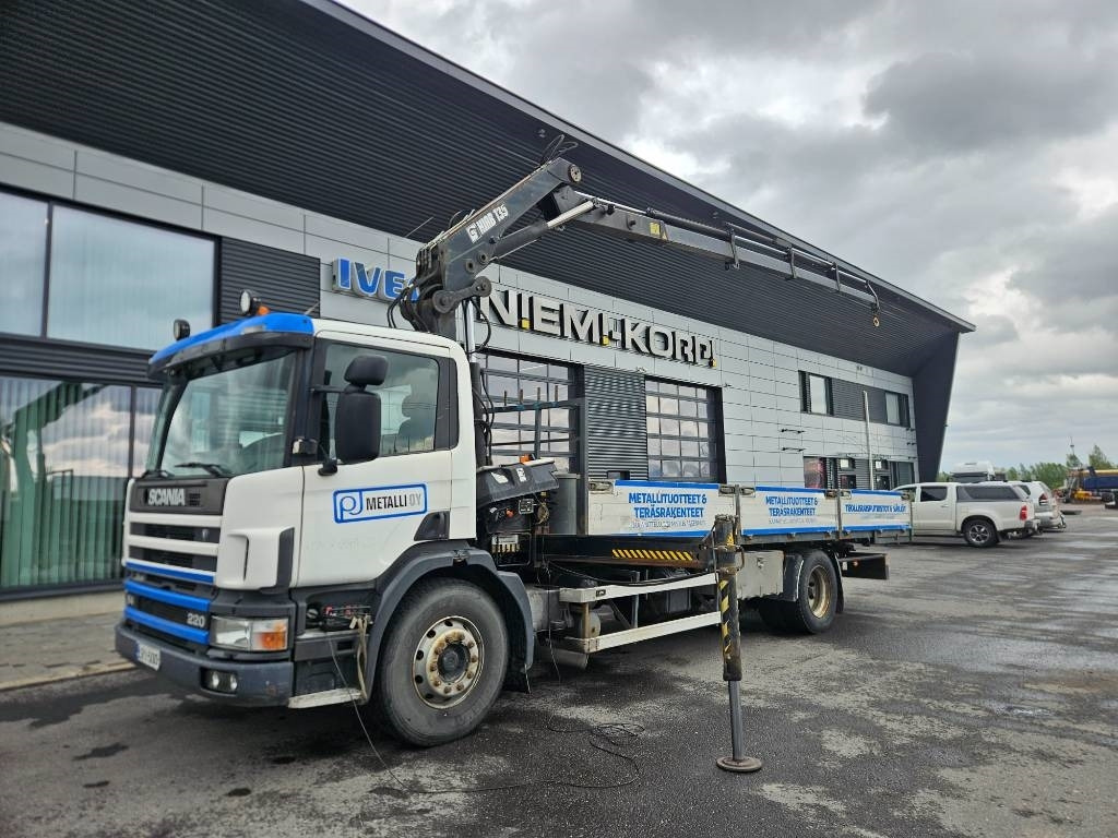 Scania P 94 DB 220 Hiab 135-4 lisähydrauliikalla - Камион с кран: снимка 1 Scania P 94 DB 220 Hiab 135-4 lisähydrauliikalla - Камион с кран: снимка 1