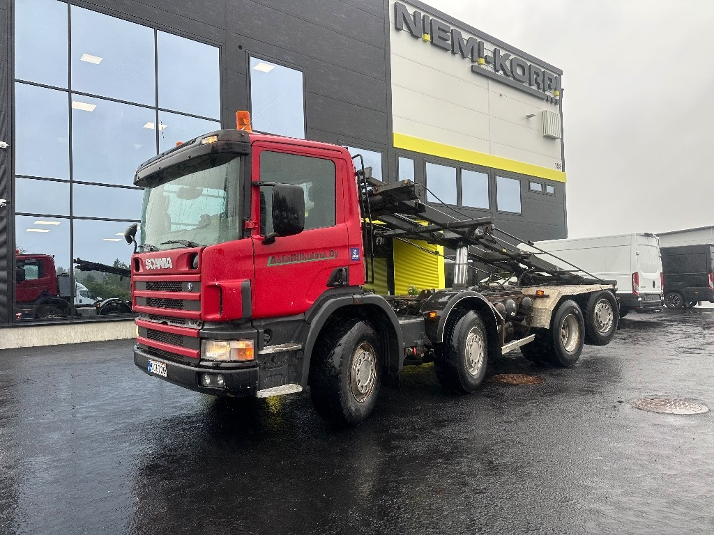 Scania P114 8x2*6 - Мултилифт за контейнери камион: снимка 1 Scania P114 8x2*6 - Мултилифт за контейнери камион: снимка 1