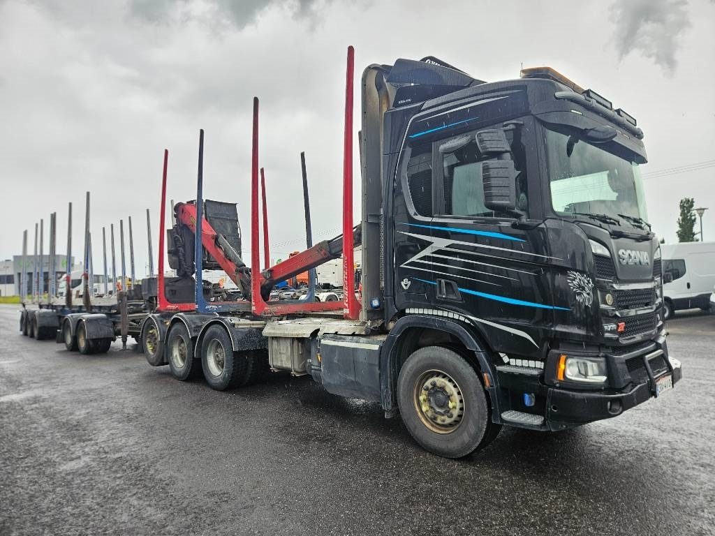 Scania R730 8x4 koko yhdistelmä - Камион за дърва: снимка 3 Scania R730 8x4 koko yhdistelmä - Камион за дърва: снимка 3