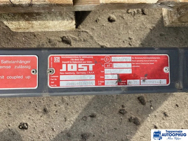 Scania JOST skammel flytbar - Седло за Камион: снимка 5 Scania JOST skammel flytbar - Седло за Камион: снимка 5