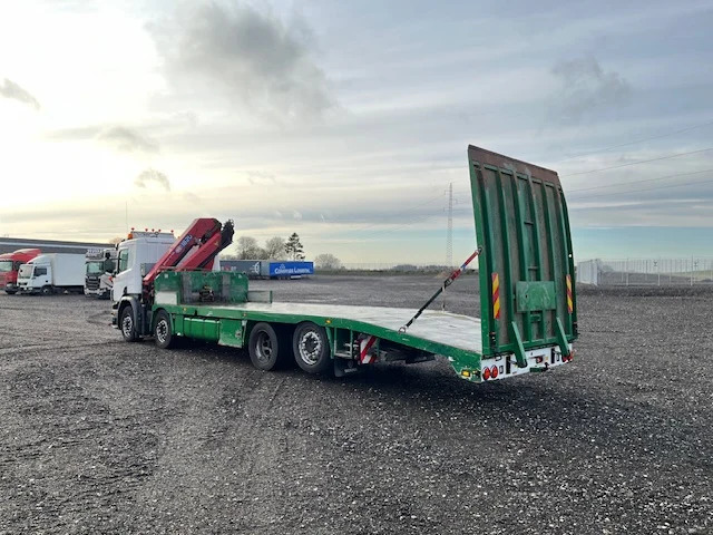 Scania P450 8X2*6 Knæklad + Kran HMF1820 – Machinetransporter - Автовоз камион, Камион с кран: снимка 5 Scania P450 8X2*6 Knæklad + Kran HMF1820 – Machinetransporter - Автовоз камион, Камион с кран: снимка 5