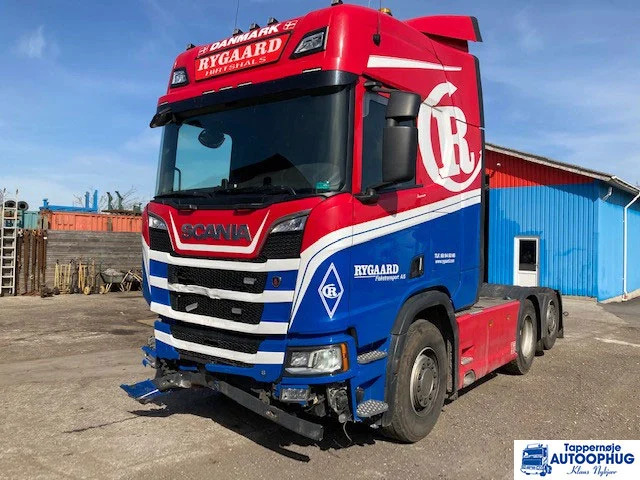 Scania R520 6X2 3150mm M hydraulic damage - Влекач: снимка 1 Scania R520 6X2 3150mm M hydraulic damage - Влекач: снимка 1