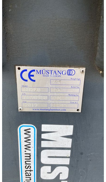Mustang SB 200 - Хидравличен чук за Строителна техника: снимка 5 Mustang SB 200 - Хидравличен чук за Строителна техника: снимка 5