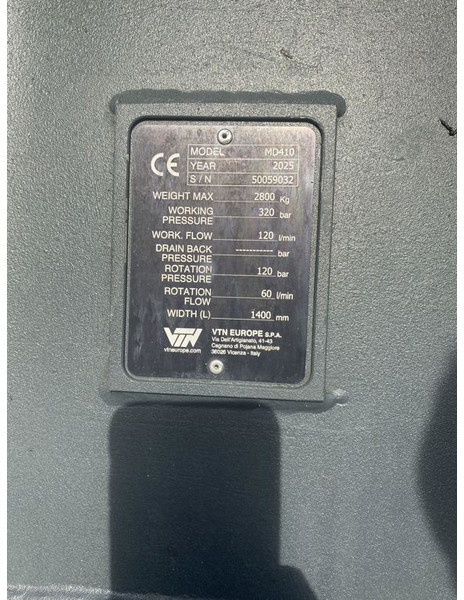 VTN MD410 S - Грайфер: снимка 5 VTN MD410 S - Грайфер: снимка 5
