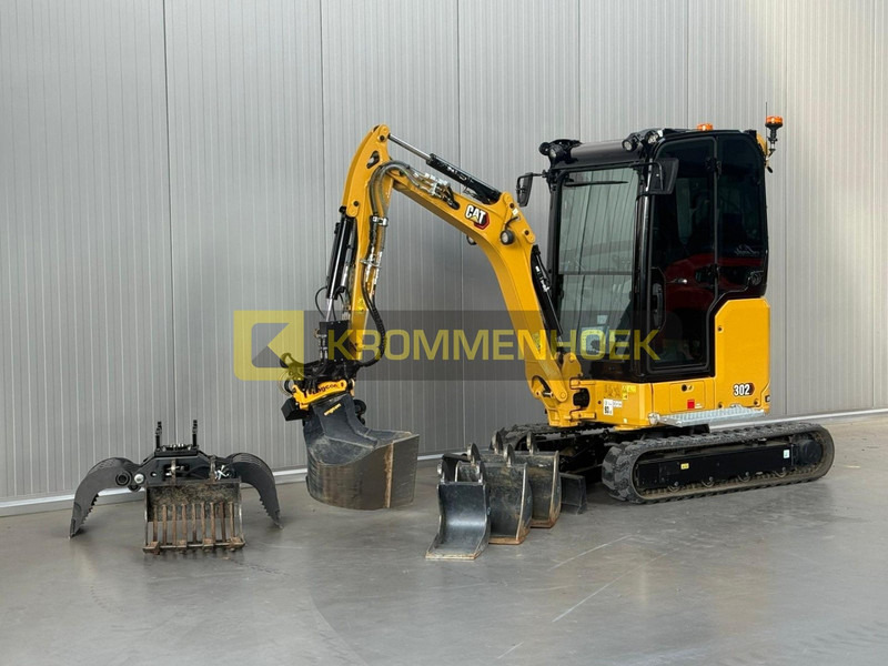 Caterpillar 302 CR Vol opties !! Engcon Draaikantelstuk - Мини багер: снимка 2 Caterpillar 302 CR Vol opties !! Engcon Draaikantelstuk - Мини багер: снимка 2
