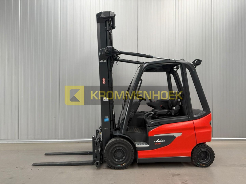 Linde E 25 Triplex 7410 mm - Електрокар: снимка 1 Linde E 25 Triplex 7410 mm - Електрокар: снимка 1