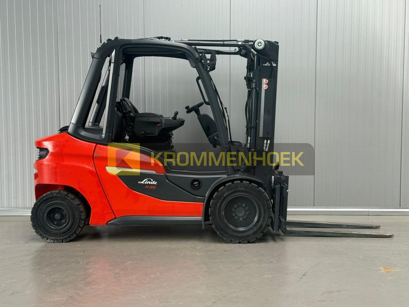 Linde H 35 D-02 - Дизелов мотокар: снимка 5 Linde H 35 D-02 - Дизелов мотокар: снимка 5