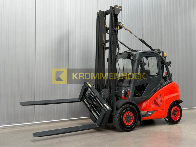 Linde H 50 D Luchtremmen + Aanhangerkoppeling - Дизелов мотокар: снимка 1 Linde H 50 D Luchtremmen + Aanhangerkoppeling - Дизелов мотокар: снимка 1