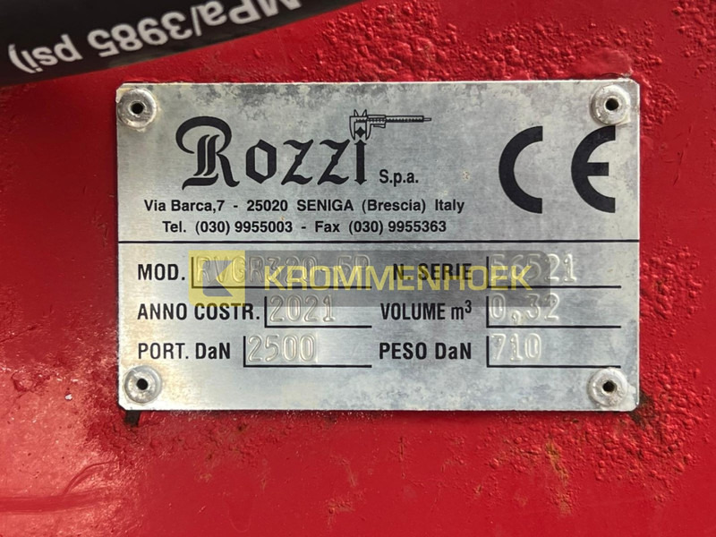 Rozzi RVGR 320-5P 320 Liter Polypgrijper 710 kg - Грайфер за Багер: снимка 4 Rozzi RVGR 320-5P 320 Liter Polypgrijper 710 kg - Грайфер за Багер: снимка 4