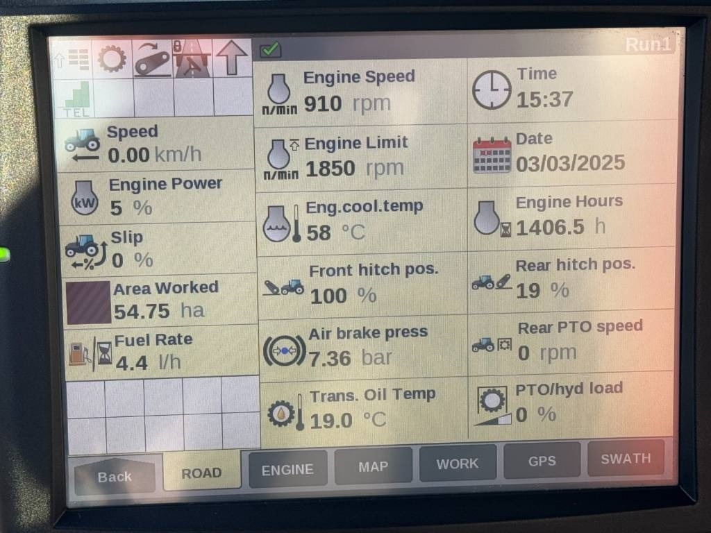 Трактор Case IH PUMA 200CVX, AFS, 2023, frontlinkage, GPS!: снимка 26