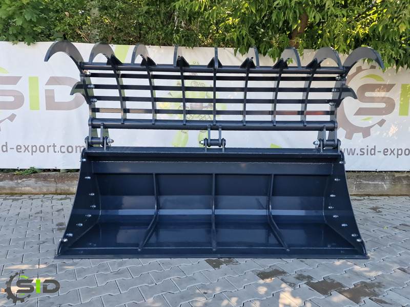 SID GREIFSCHAUFEL GEBRANNTE ZINKEN / Godet Crocodile BMS / Grab bucket burned tines 1,0 m - Грайферна кофа за Трактор: снимка 4 SID GREIFSCHAUFEL GEBRANNTE ZINKEN / Godet Crocodile BMS / Grab bucket burned tines 1,0 m - Грайферна кофа за Трактор: снимка 4