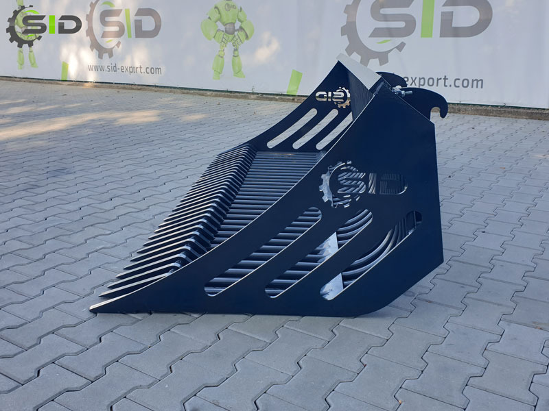 SID SIEBSCHAUFEL STEINSCHAUFEL / Godet claire voie à pierre / Stone bucket 1130 mm - Кофа за сортиране за Селскостопанска техника: снимка 2 SID SIEBSCHAUFEL STEINSCHAUFEL / Godet claire voie à pierre / Stone bucket 1130 mm - Кофа за сортиране за Селскостопанска техника: снимка 2