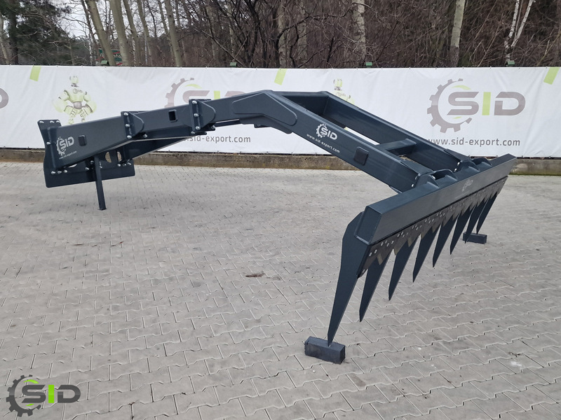 SID Silagekamm Schneidkamm Reißkamm Siloharke / Silage rake / Le râteau d'ensilage 1,80 m - Вилици за Компактен товарач: снимка 2 SID Silagekamm Schneidkamm Reißkamm Siloharke / Silage rake / Le râteau d'ensilage 1,80 m - Вилици за Компактен товарач: снимка 2