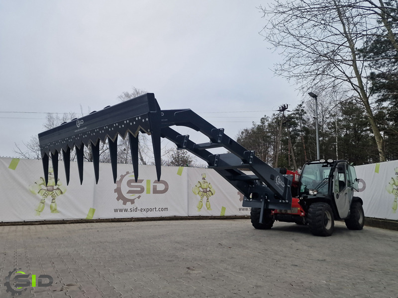 SID Silagekamm Schneidkamm Reißkamm Siloharke / Silage rake / Le râteau d'ensilage 1,80 m - Вилици за Компактен товарач: снимка 1 SID Silagekamm Schneidkamm Reißkamm Siloharke / Silage rake / Le râteau d'ensilage 1,80 m - Вилици за Компактен товарач: снимка 1