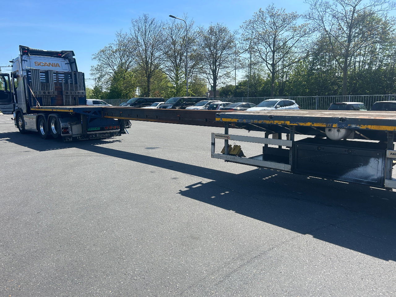 Faymonville SPN-3A 6 mtr expandable - Бордово полуремарке/ Платформа: снимка 3 Faymonville SPN-3A 6 mtr expandable - Бордово полуремарке/ Платформа: снимка 3