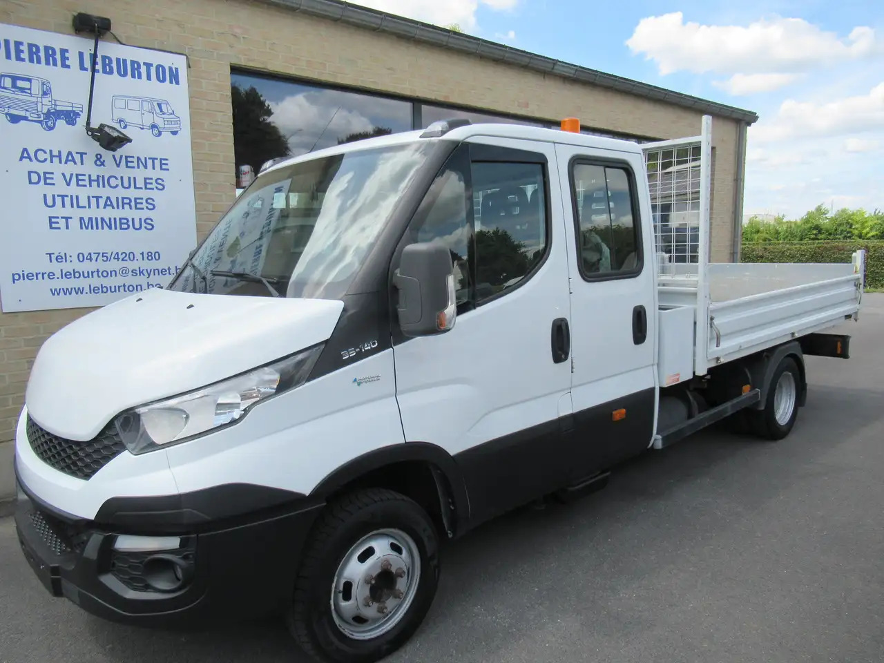 Бус самосвал, Бус с двойна кабина Iveco Daily benne basculante/ kipper: снимка 7
