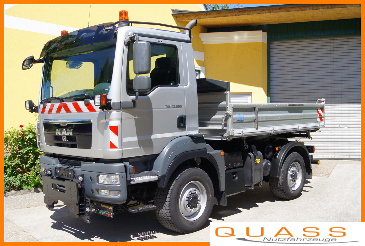 MAN TGM 13.290/4x4/TÜV/Euro 5/einzelbereift/Winterdienst - Самосвал камион: снимка 1 MAN TGM 13.290/4x4/TÜV/Euro 5/einzelbereift/Winterdienst - Самосвал камион: снимка 1
