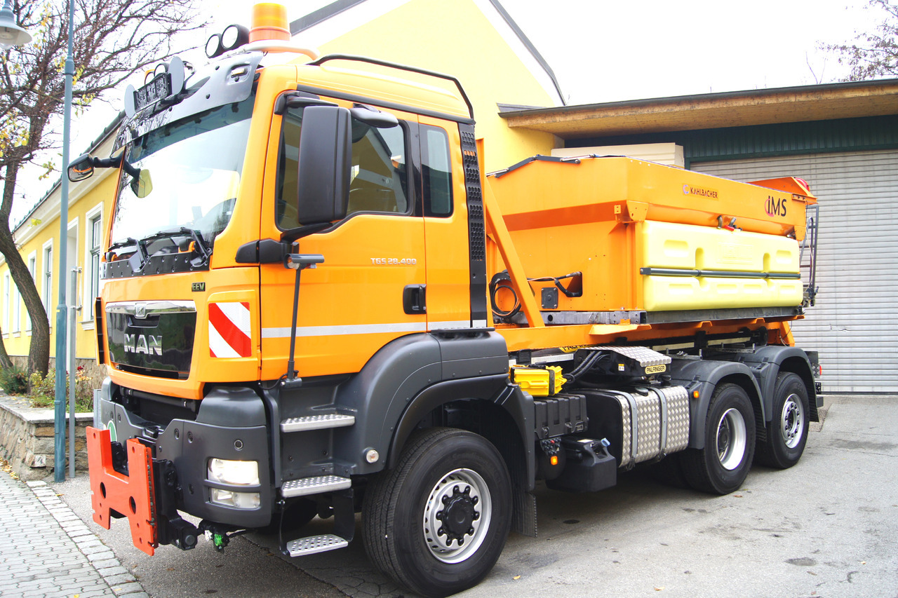 MAN TGS 28.400 BL 6x4-4/TÜV/PALIFT/Winterdienst/Salzstreuer/Streuer/Schneepflug - Мултилифт с кука камион: снимка 3 MAN TGS 28.400 BL 6x4-4/TÜV/PALIFT/Winterdienst/Salzstreuer/Streuer/Schneepflug - Мултилифт с кука камион: снимка 3
