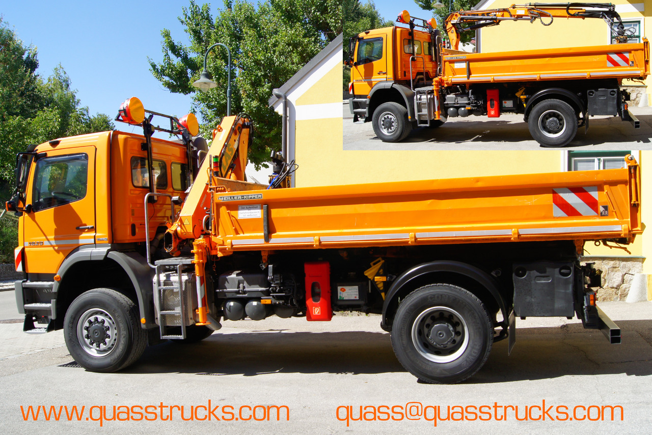 MERCEDES-BENZ AXOR 1829 4x4/EURO 5/ATLAS 65.2/MEILLER/Winterdienst - Камион с кран: снимка 3 MERCEDES-BENZ AXOR 1829 4x4/EURO 5/ATLAS 65.2/MEILLER/Winterdienst - Камион с кран: снимка 3
