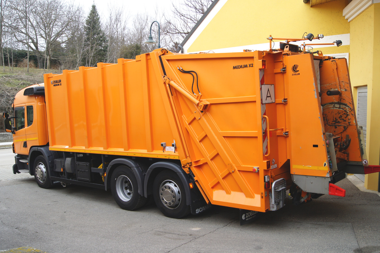 Scania P280 6x2-2/Euro6/ZOELLER MEDIUM X2 C21 Variopress - Боклукчийска кола: снимка 3 Scania P280 6x2-2/Euro6/ZOELLER MEDIUM X2 C21 Variopress - Боклукчийска кола: снимка 3