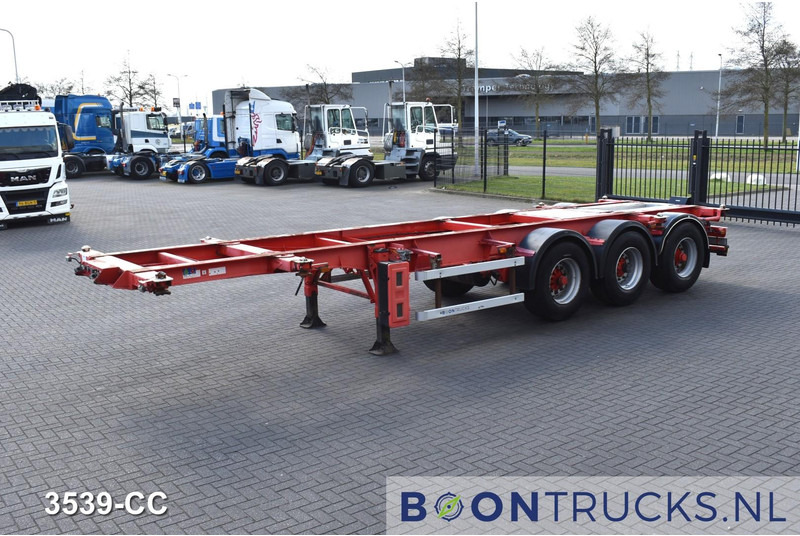 Burg BPO 12-27 CCXGX-00 TANK CHASSIS | 20-30ft * 3800 Kg * NL TRAILER - Контейнеровоз/ Сменна каросерия полуремарке: снимка 5 Burg BPO 12-27 CCXGX-00 TANK CHASSIS | 20-30ft * 3800 Kg * NL TRAILER - Контейнеровоз/ Сменна каросерия полуремарке: снимка 5