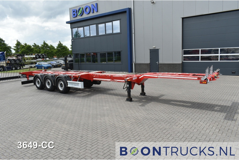 D-Tec FLEXITRAILER | 2x20-30-40-45ft HC * 2x LIFT AXLE * 2x EXTENDABLE * DISC BRAKES - Контейнеровоз/ Сменна каросерия полуремарке: снимка 4 D-Tec FLEXITRAILER | 2x20-30-40-45ft HC * 2x LIFT AXLE * 2x EXTENDABLE * DISC BRAKES - Контейнеровоз/ Сменна каросерия полуремарке: снимка 4