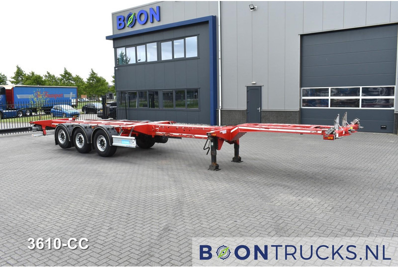 D-Tec FLEXITRAILER | 2x20-30-40-45ft HC * 2x LIFT AXLE * 2x EXTENDABLE * DISC BRAKES - Контейнеровоз/ Сменна каросерия полуремарке: снимка 4 D-Tec FLEXITRAILER | 2x20-30-40-45ft HC * 2x LIFT AXLE * 2x EXTENDABLE * DISC BRAKES - Контейнеровоз/ Сменна каросерия полуремарке: снимка 4