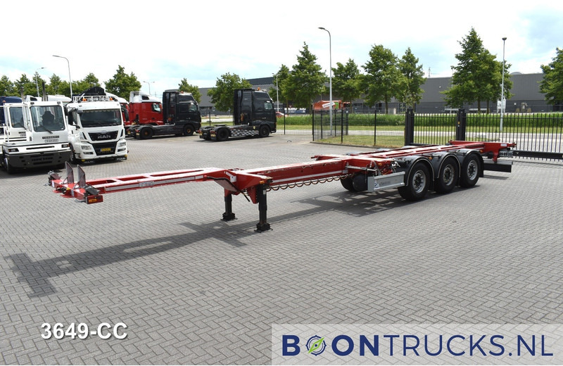 D-Tec FLEXITRAILER | 2x20-30-40-45ft HC * 2x LIFT AXLE * 2x EXTENDABLE * DISC BRAKES - Контейнеровоз/ Сменна каросерия полуремарке: снимка 5 D-Tec FLEXITRAILER | 2x20-30-40-45ft HC * 2x LIFT AXLE * 2x EXTENDABLE * DISC BRAKES - Контейнеровоз/ Сменна каросерия полуремарке: снимка 5