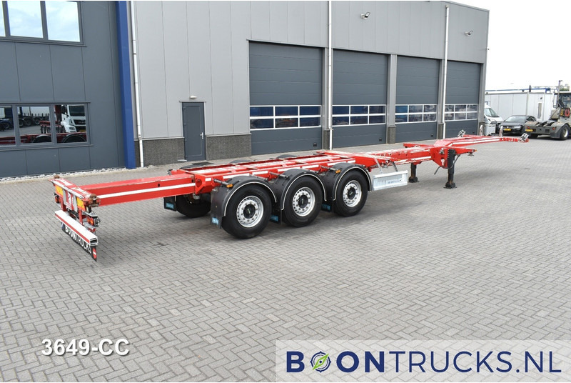 D-Tec FLEXITRAILER | 2x20-30-40-45ft HC * 2x LIFT AXLE * 2x EXTENDABLE * DISC BRAKES - Контейнеровоз/ Сменна каросерия полуремарке: снимка 2 D-Tec FLEXITRAILER | 2x20-30-40-45ft HC * 2x LIFT AXLE * 2x EXTENDABLE * DISC BRAKES - Контейнеровоз/ Сменна каросерия полуремарке: снимка 2