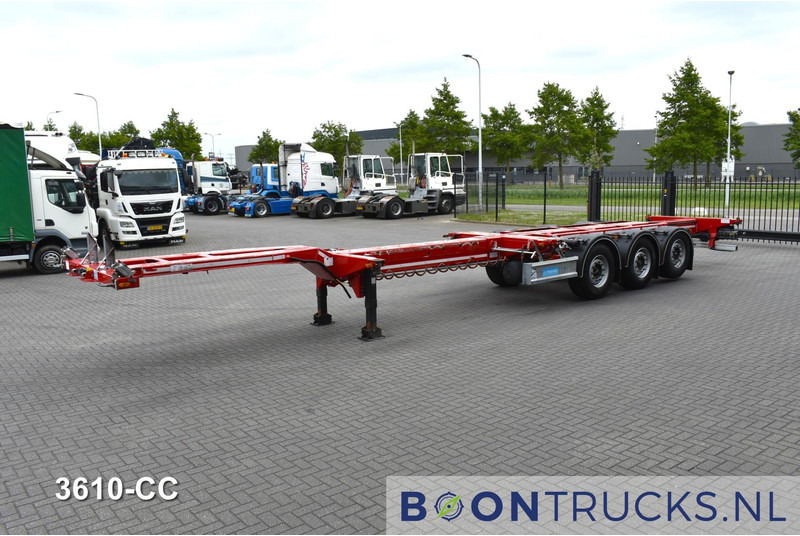 D-Tec FLEXITRAILER | 2x20-30-40-45ft HC * 2x LIFT AXLE * 2x EXTENDABLE * DISC BRAKES - Контейнеровоз/ Сменна каросерия полуремарке: снимка 5 D-Tec FLEXITRAILER | 2x20-30-40-45ft HC * 2x LIFT AXLE * 2x EXTENDABLE * DISC BRAKES - Контейнеровоз/ Сменна каросерия полуремарке: снимка 5