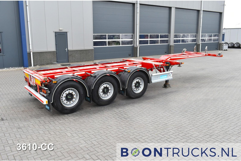 D-Tec FLEXITRAILER | 2x20-30-40-45ft HC * 2x LIFT AXLE * 2x EXTENDABLE * DISC BRAKES - Контейнеровоз/ Сменна каросерия полуремарке: снимка 1 D-Tec FLEXITRAILER | 2x20-30-40-45ft HC * 2x LIFT AXLE * 2x EXTENDABLE * DISC BRAKES - Контейнеровоз/ Сменна каросерия полуремарке: снимка 1