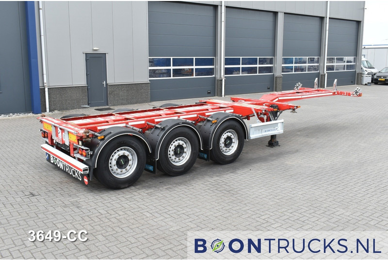 D-Tec FLEXITRAILER | 2x20-30-40-45ft HC * 2x LIFT AXLE * 2x EXTENDABLE * DISC BRAKES - Контейнеровоз/ Сменна каросерия полуремарке: снимка 1 D-Tec FLEXITRAILER | 2x20-30-40-45ft HC * 2x LIFT AXLE * 2x EXTENDABLE * DISC BRAKES - Контейнеровоз/ Сменна каросерия полуремарке: снимка 1