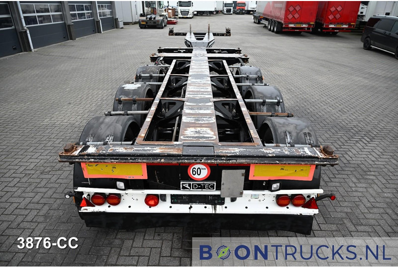 Контейнеровоз/ Сменна каросерия полуремарке D-Tec FLEXITRAILER LS | 2x20-30-40-45ft HC * 2x LIFT AXLE * BPW / DISC * 2x EXTENDABLE: снимка 6 Контейнеровоз/ Сменна каросерия полуремарке D-Tec FLEXITRAILER LS | 2x20-30-40-45ft HC * 2x LIFT AXLE * BPW / DISC * 2x EXTENDABLE: снимка 6