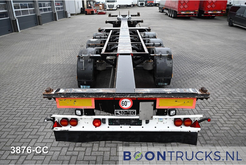 Контейнеровоз/ Сменна каросерия полуремарке D-Tec FLEXITRAILER LS | 2x20-30-40-45ft HC * 2x LIFT AXLE * BPW / DISC * 2x EXTENDABLE: снимка 9 Контейнеровоз/ Сменна каросерия полуремарке D-Tec FLEXITRAILER LS | 2x20-30-40-45ft HC * 2x LIFT AXLE * BPW / DISC * 2x EXTENDABLE: снимка 9