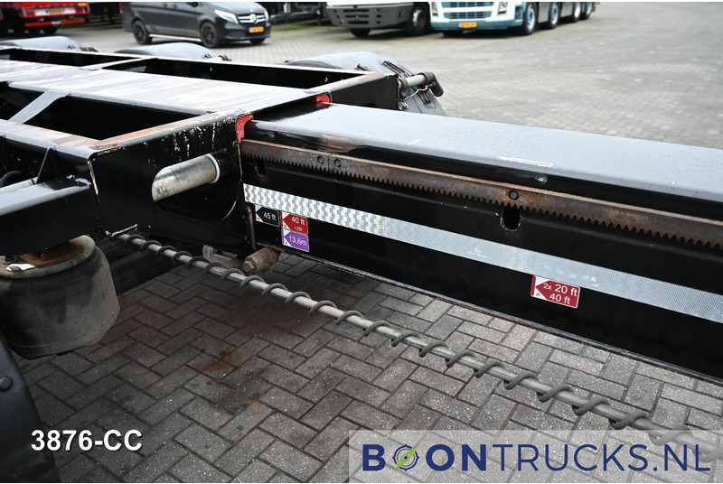 Контейнеровоз/ Сменна каросерия полуремарке D-Tec FLEXITRAILER LS | 2x20-30-40-45ft HC * 2x LIFT AXLE * BPW / DISC * 2x EXTENDABLE: снимка 12 Контейнеровоз/ Сменна каросерия полуремарке D-Tec FLEXITRAILER LS | 2x20-30-40-45ft HC * 2x LIFT AXLE * BPW / DISC * 2x EXTENDABLE: снимка 12
