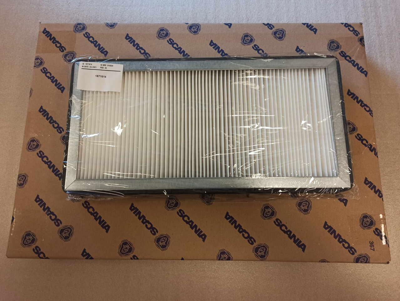 SCANIA AIR FILTER - 1871614 - Салонен филтър за Камион: снимка 1 SCANIA AIR FILTER - 1871614 - Салонен филтър за Камион: снимка 1
