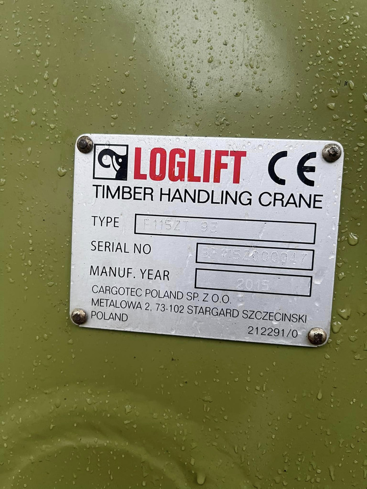 LOGLIFT F115 ZT 93 - Кран за камион за Горска техника: снимка 4 LOGLIFT F115 ZT 93 - Кран за камион за Горска техника: снимка 4
