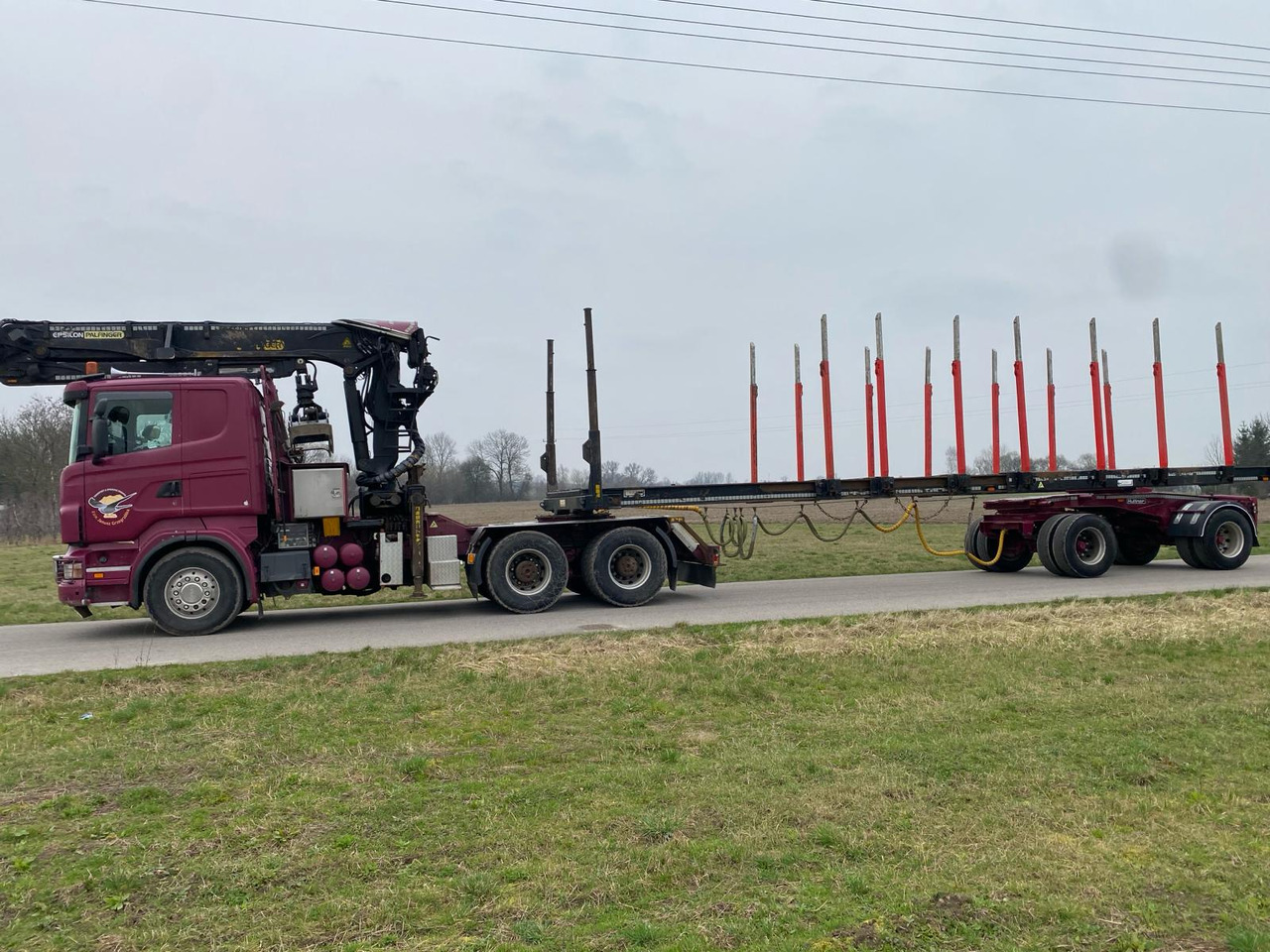 SCANIA R500 - Камион за дърва, Камион с кран: снимка 3 SCANIA R500 - Камион за дърва, Камион с кран: снимка 3