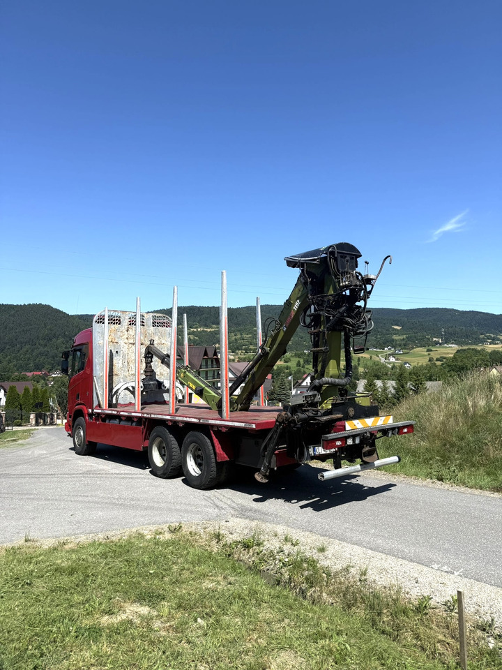 SCANIA R520 XT - Камион за дърва, Камион с кран: снимка 3 SCANIA R520 XT - Камион за дърва, Камион с кран: снимка 3