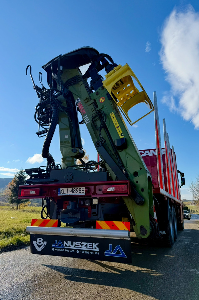 SCANIA R520 XT - Камион за дърва, Камион с кран: снимка 5 SCANIA R520 XT - Камион за дърва, Камион с кран: снимка 5