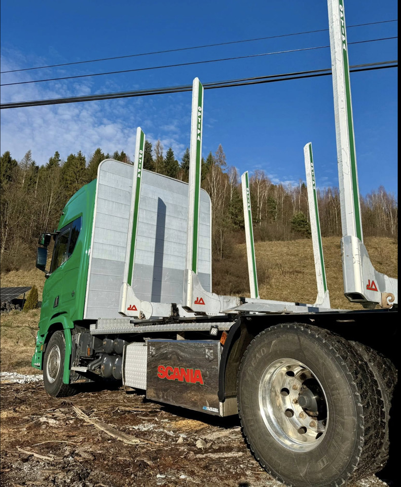 SCANIA R580 - Камион за дърва, Камион с кран: снимка 5 SCANIA R580 - Камион за дърва, Камион с кран: снимка 5